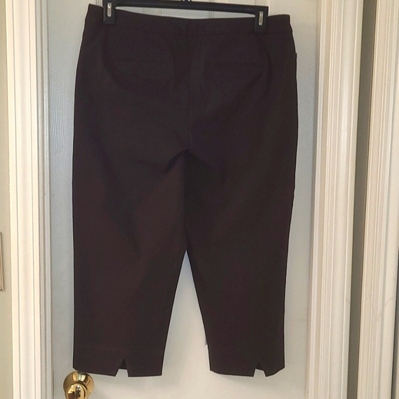 Dark brown capris - Picture 2 of 2